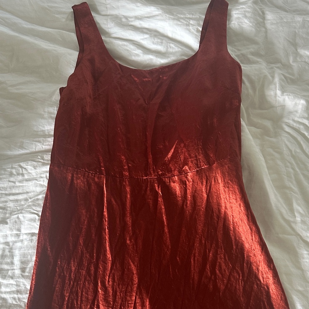 Vince  Dress in Rich Red
